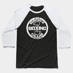 Bronx Boxing Club Squared Circle Distressed Baseball T-Shirt